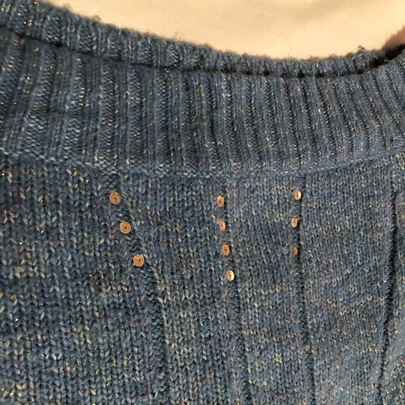 Blue Sparkly Sweater - Picture 5 of 6
